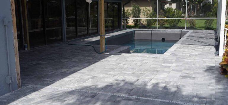 Bonita Springs FL Pool Deck Grey